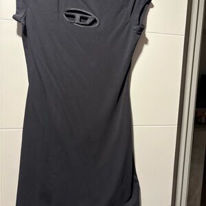 Diesel Black Top with Red Logo Tag